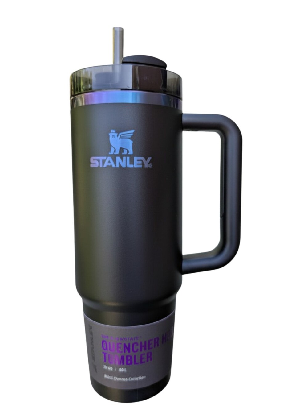 Limited Stanley Black Chroma 30 Oz Travel Tumbler with Iridescent Purple-Blue